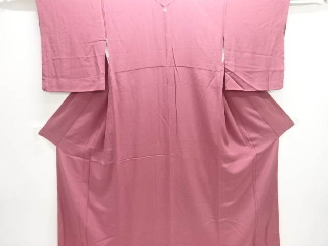 一つ紋色無地着物